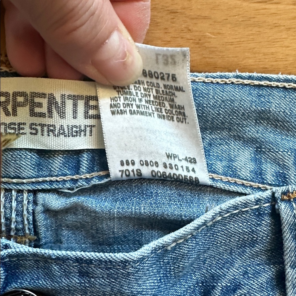 Vtg Levi’s Carpenter Jeans - Picture 5 of 6